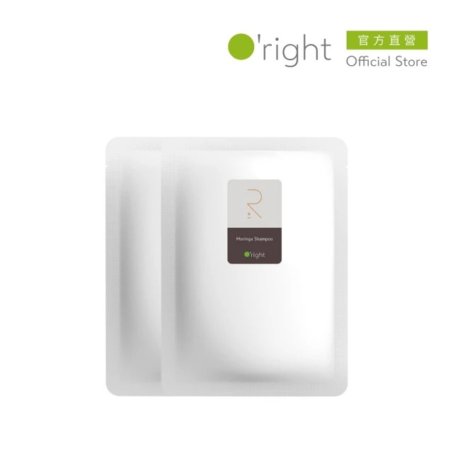 O’right 歐萊德 辣木洗髮精補充包600ml_二入(超值環保包 油性髮質/平衡油脂分泌) ▶70C003